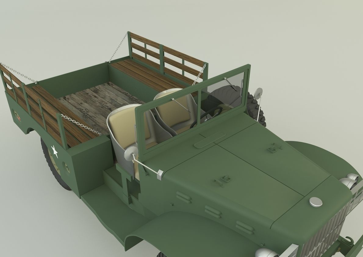Dodge WC 51 3D model_11