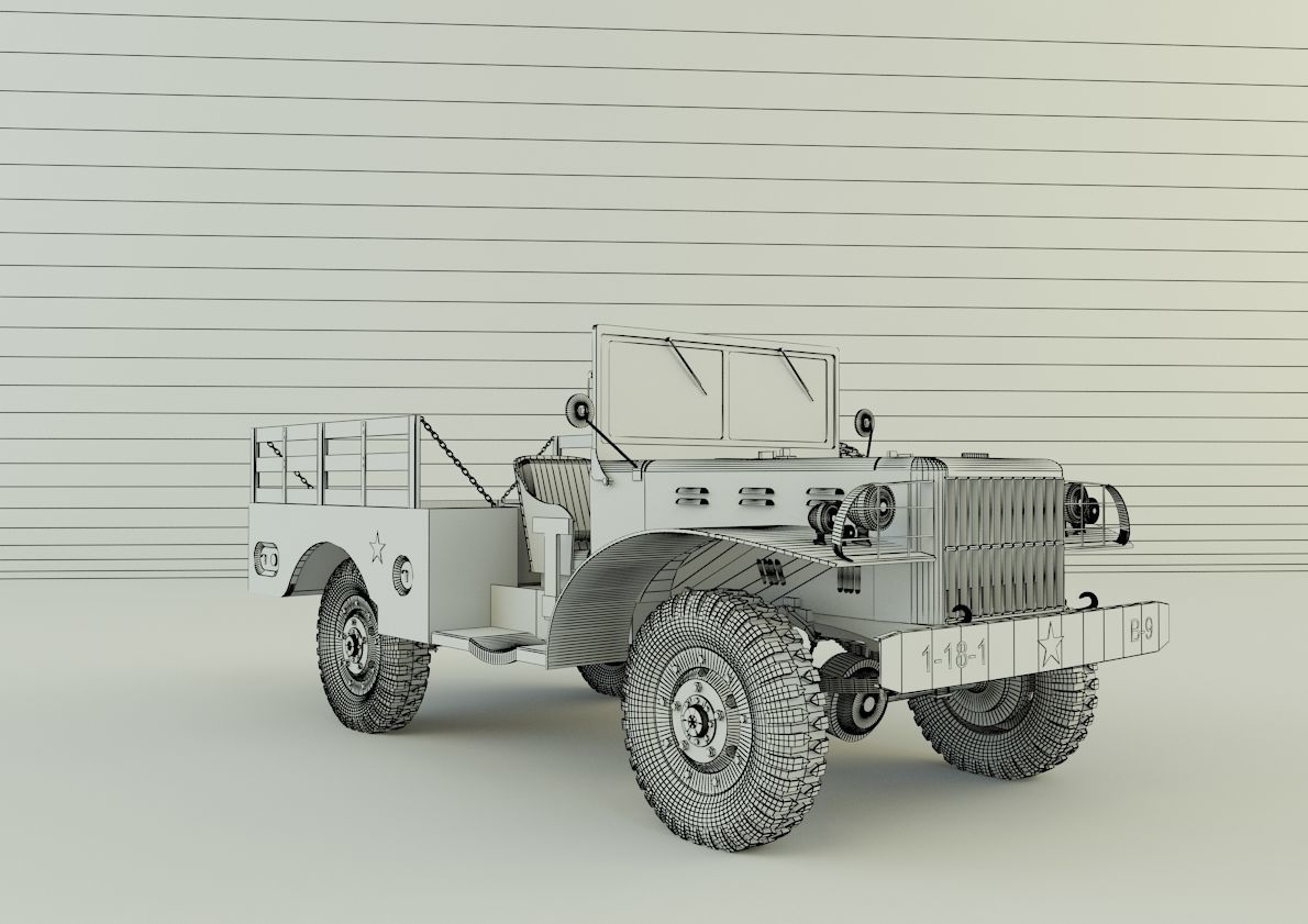 Dodge WC 51 3D model_22