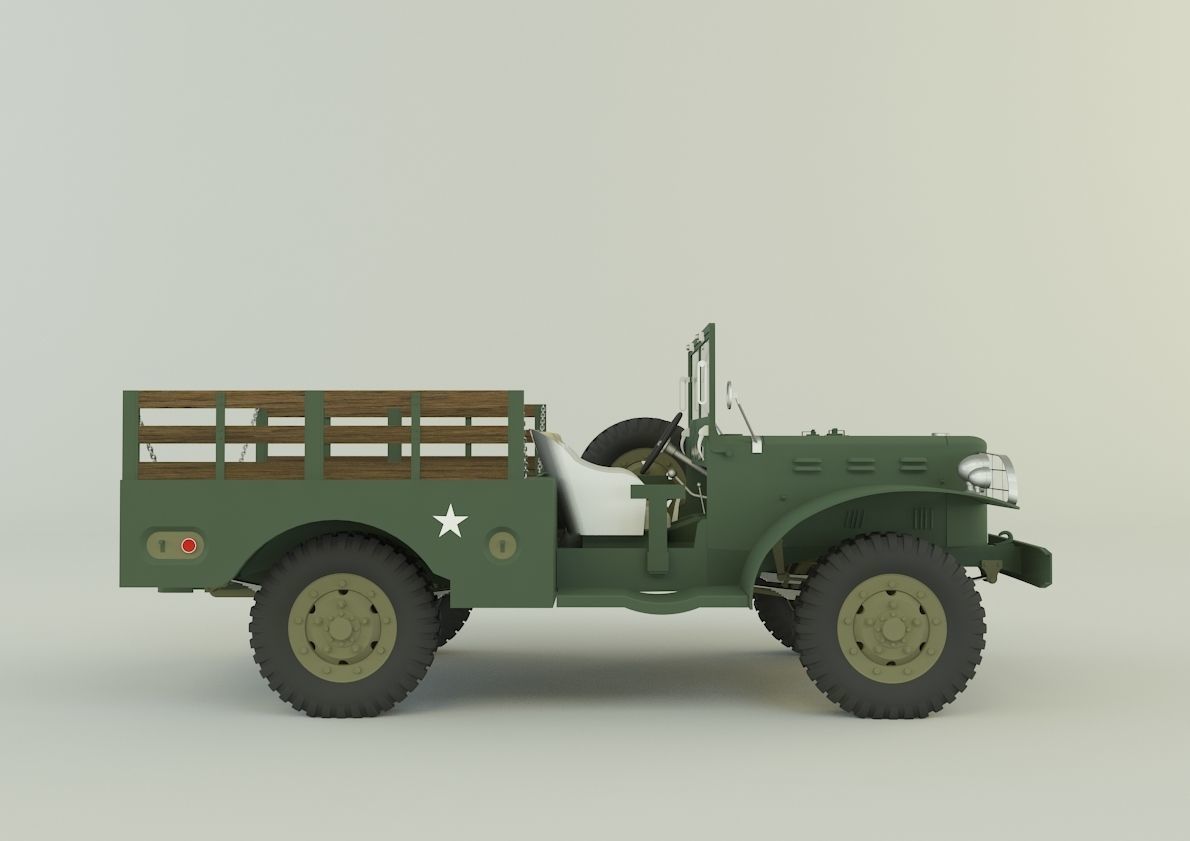 Dodge WC 51 3D model_5