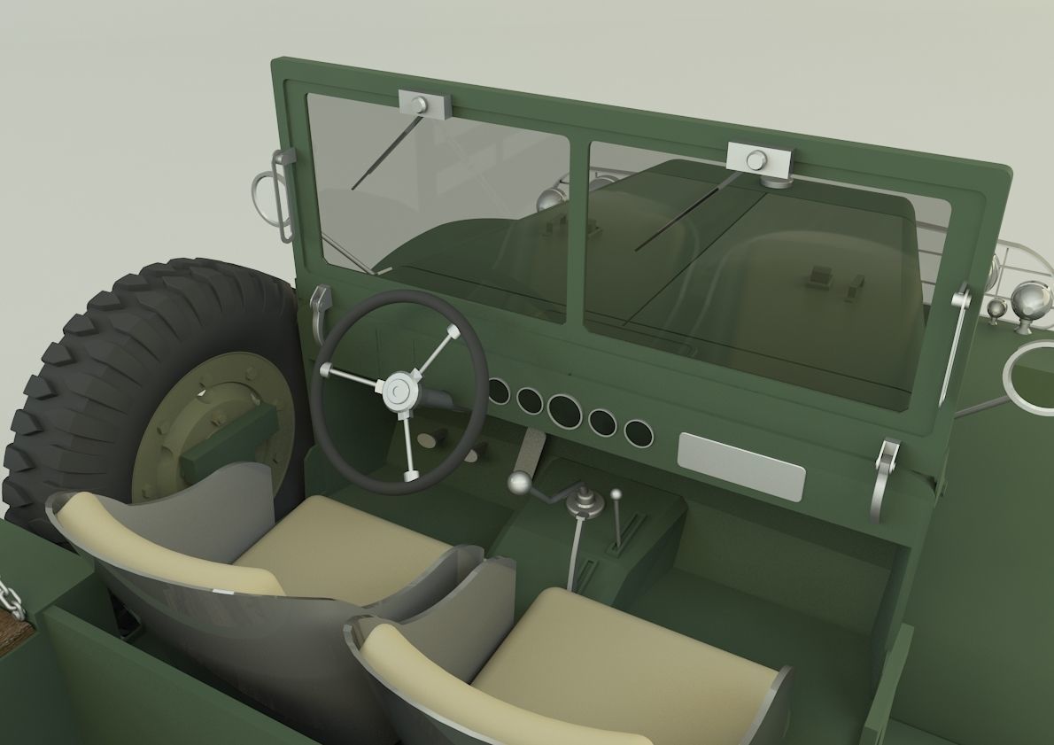 Dodge WC 51 3D model_14