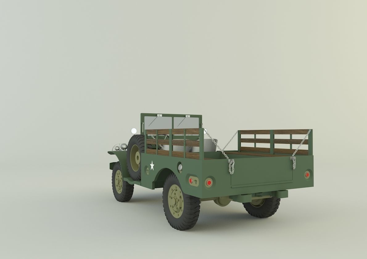 Dodge WC 51 3D model_3