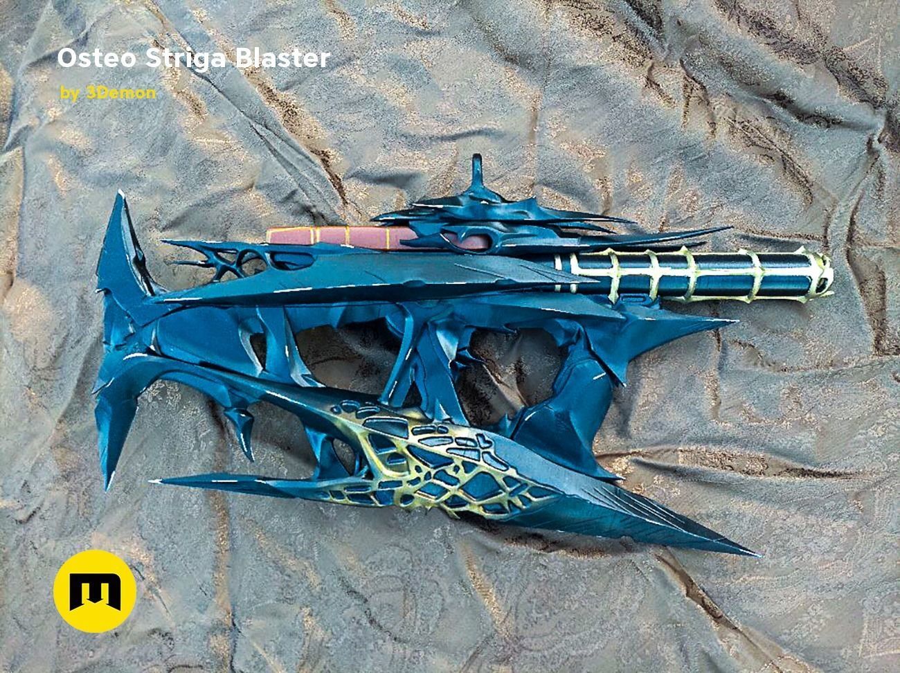 Osteo Striga Blaster 3D print model_2