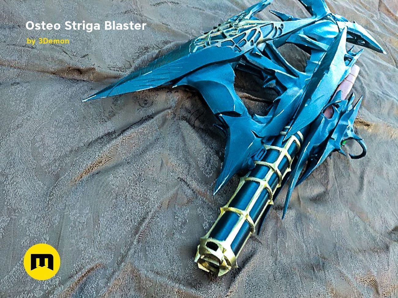 Osteo Striga Blaster 3D print model_8