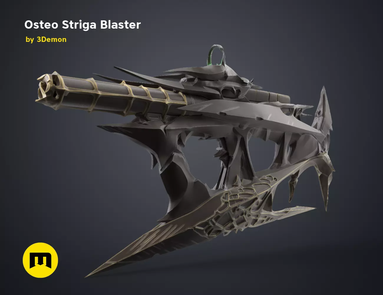 Osteo Striga Blaster 3D print model_0