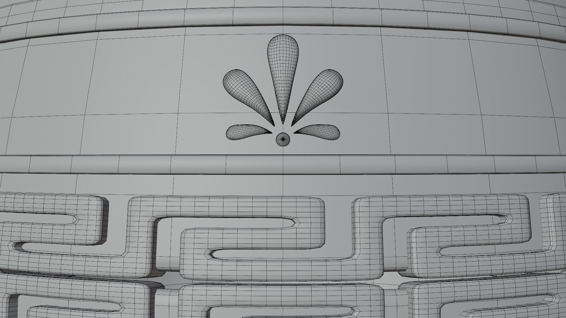 Faberge Egg - Ancient Greek Symbols 3D model_28