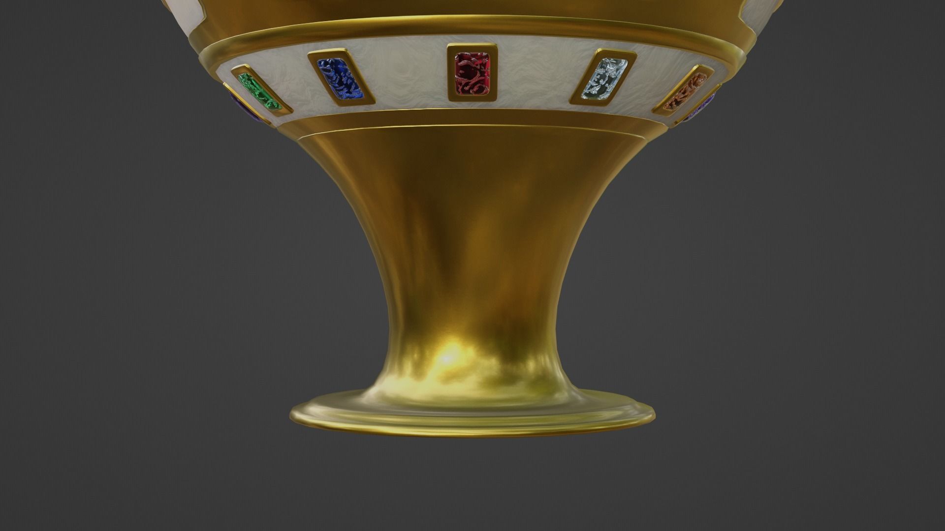 Faberge Egg - Ancient Greek Symbols 3D model_11