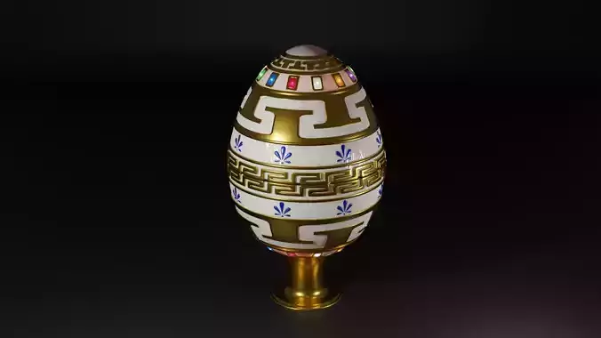 Faberge Egg - Ancient Greek Symbols