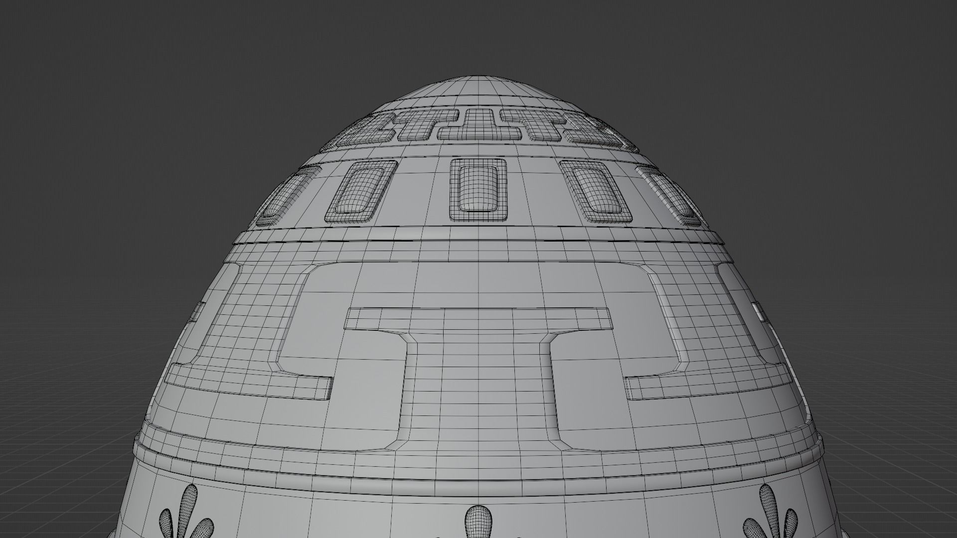 Faberge Egg - Ancient Greek Symbols 3D model_4