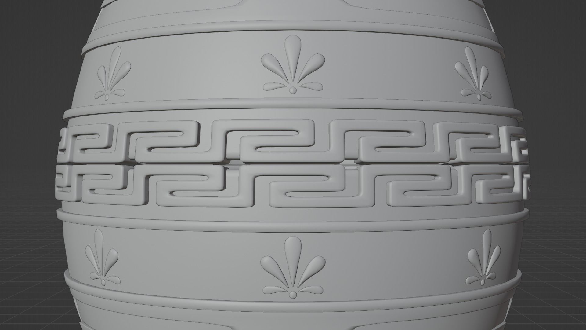 Faberge Egg - Ancient Greek Symbols 3D model_6