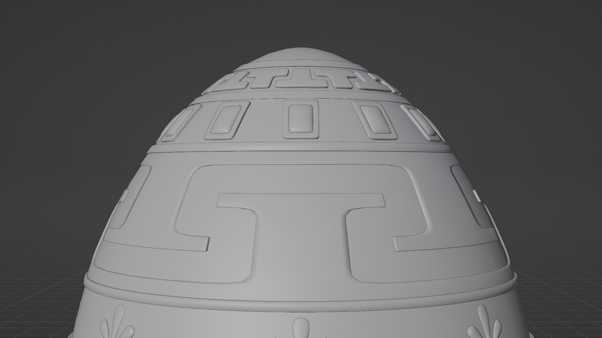 Faberge Egg - Ancient Greek Symbols 3D model_3
