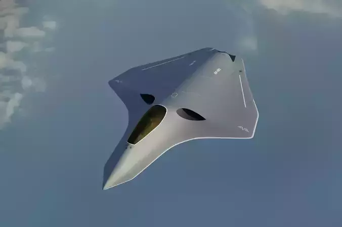 Silent Bat sixth generation stealth fighter jet