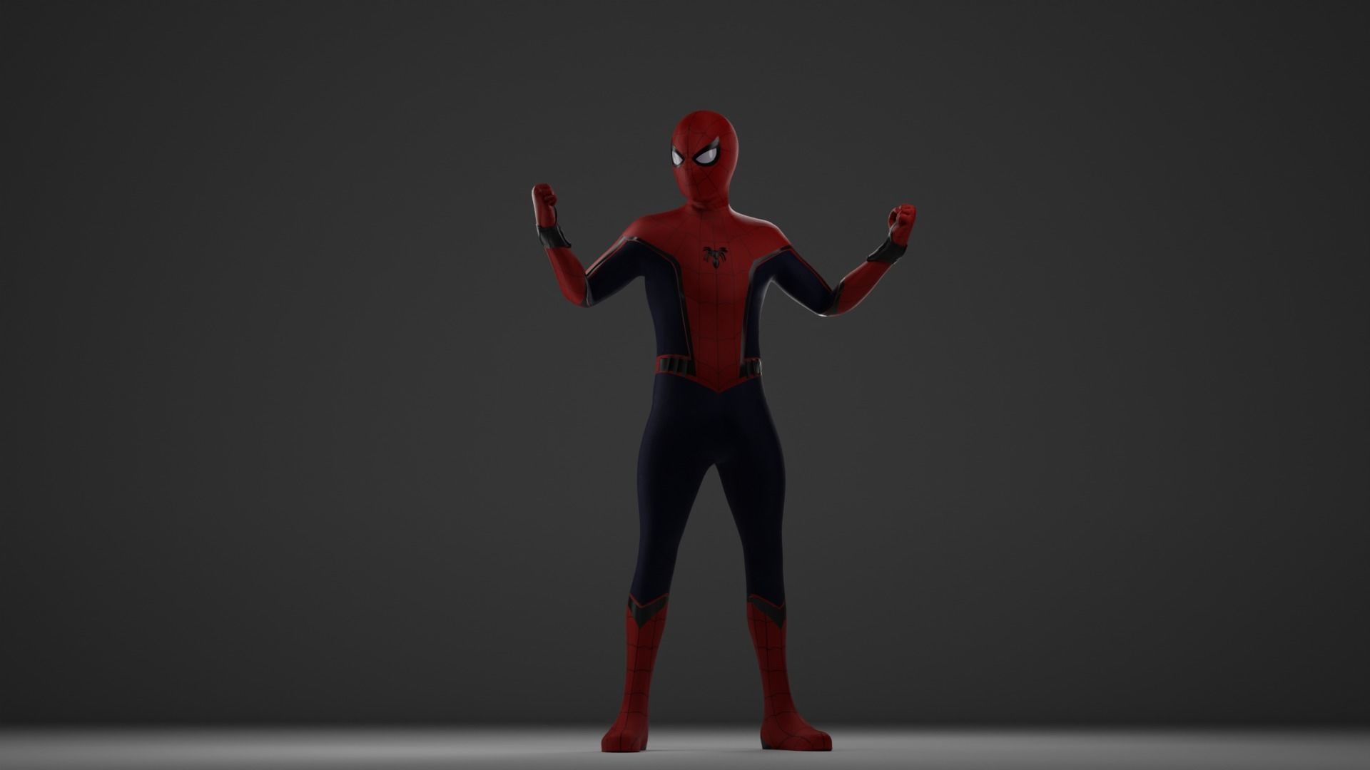 Spider-Man Civil War Prototype Suit 3D model_3