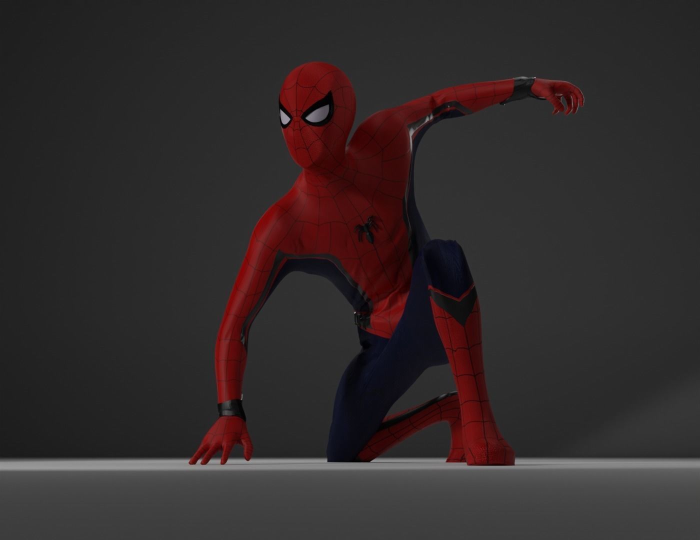 Spider-Man Civil War Prototype Suit 3D model_8