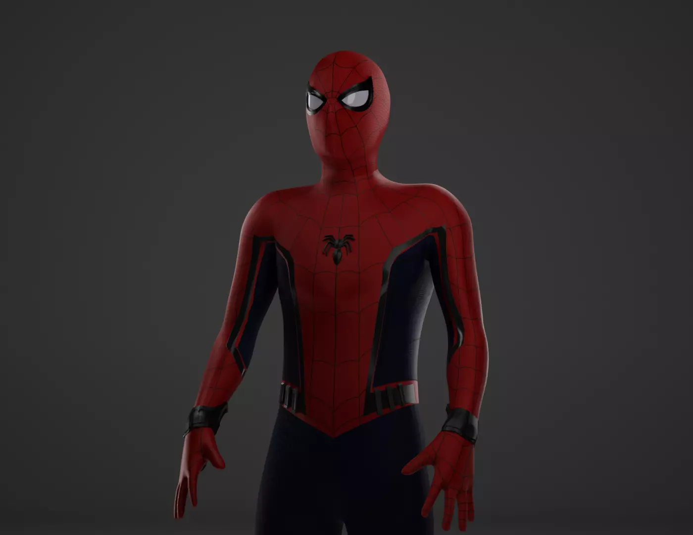 Spider-Man Civil War Prototype Suit 3D model_0
