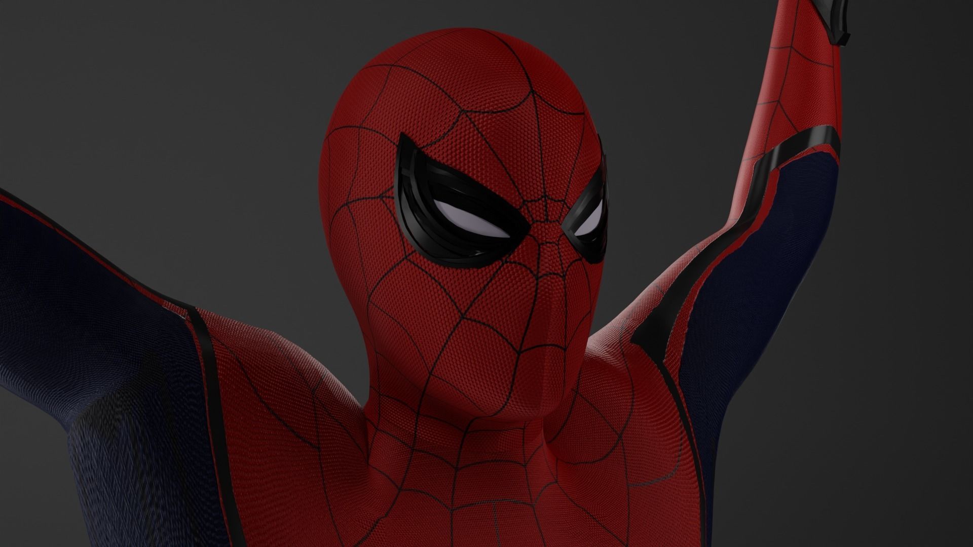 Spider-Man Civil War Prototype Suit 3D model_5