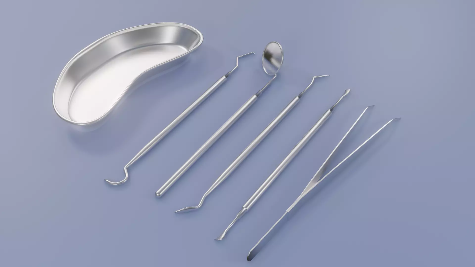 3D Dentist Tools 3D model_0