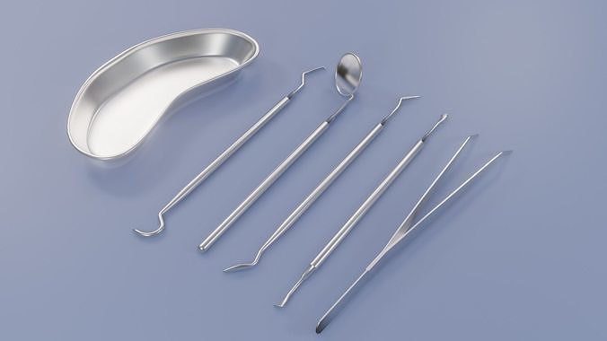 3D Dentist Tools 3D model