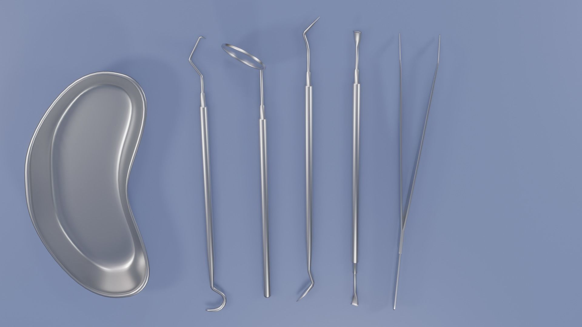 3D Dentist Tools 3D model_4