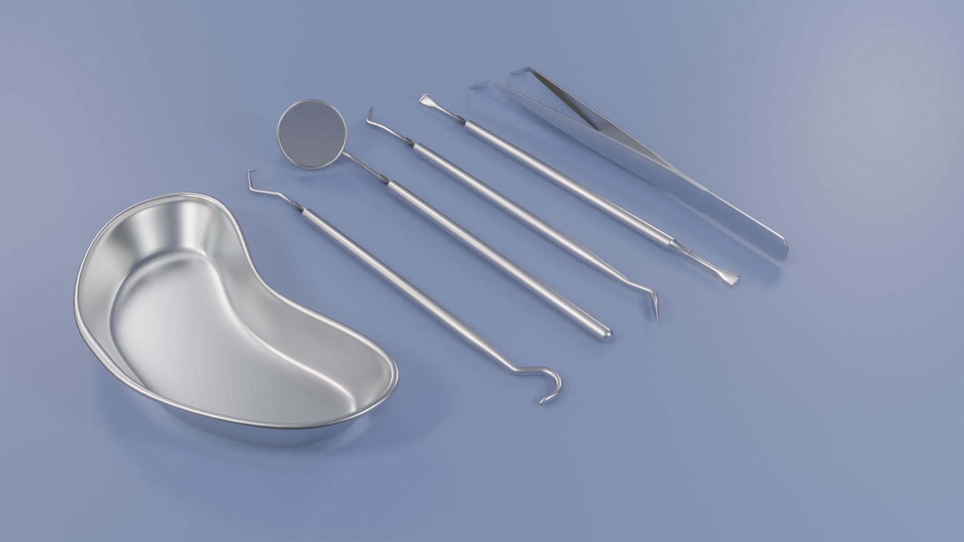 3D Dentist Tools 3D model_2