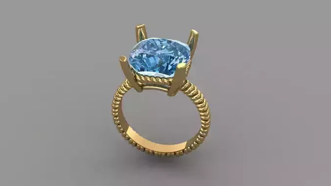 DAVID YURMAN CHATELAINE RING 3D print model