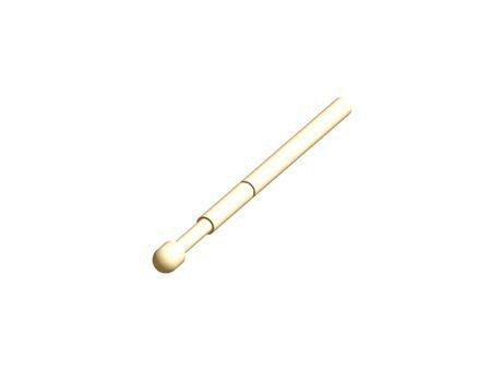 Rounded 2-part spring probe,2.54mm pitch Free 3D model