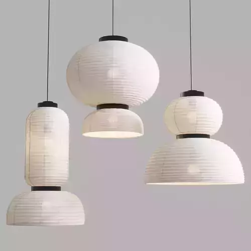 Formakami japanese paper pendant lamp