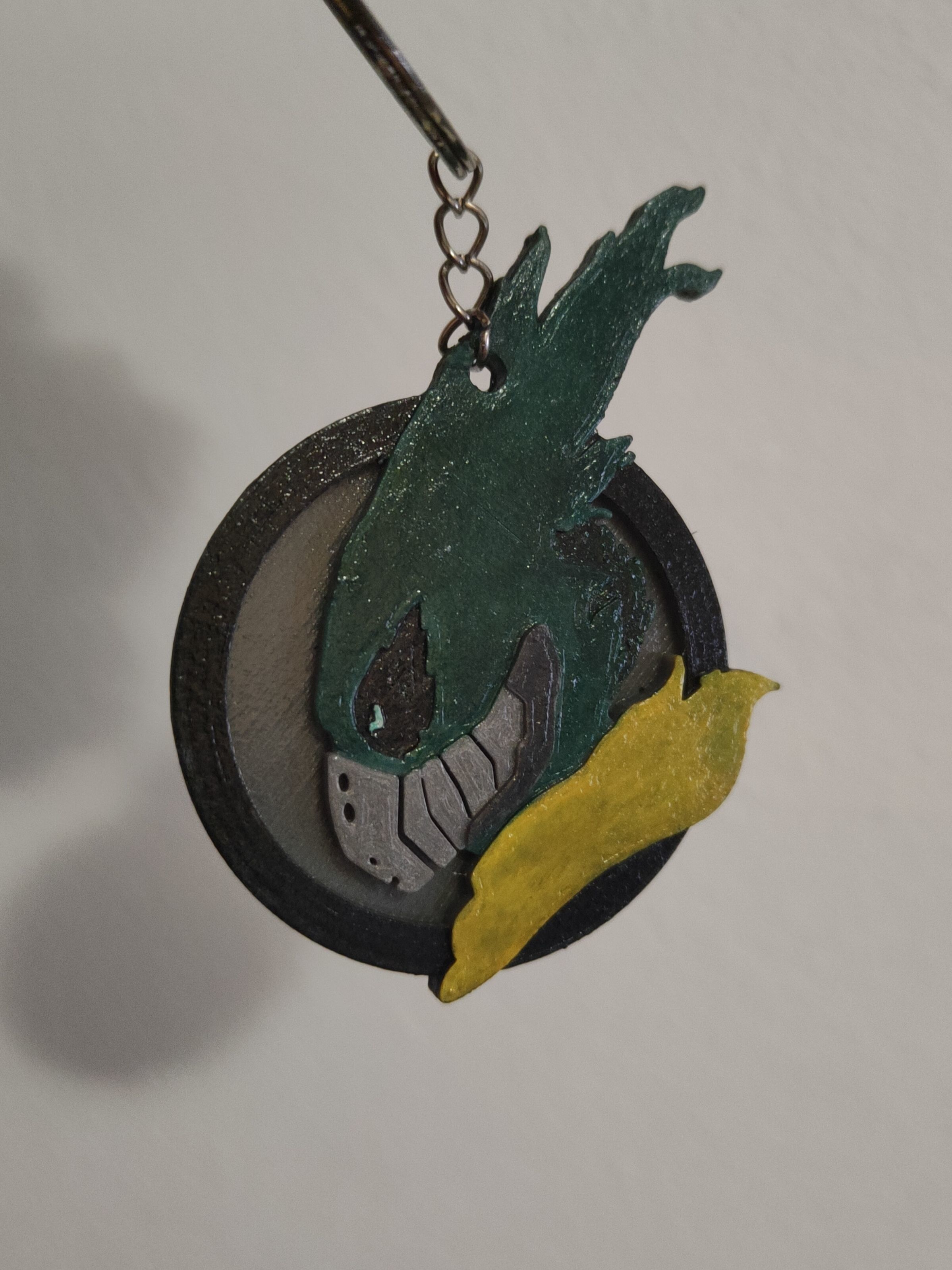 My Hero Academia Deku Vigilante keychain - free keychain file 3D print model_6