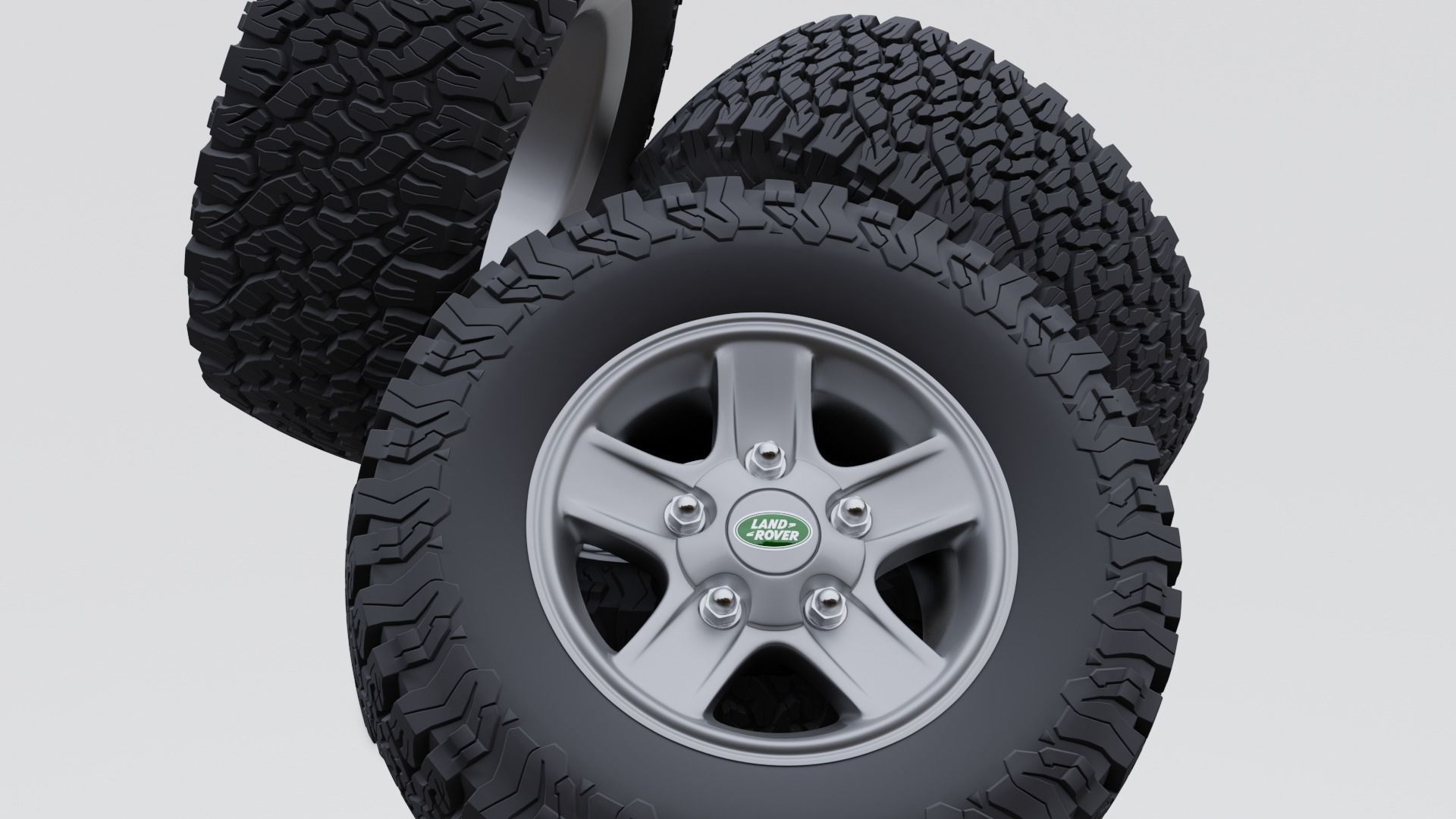 Defender Alloy Wheel 3D model_3