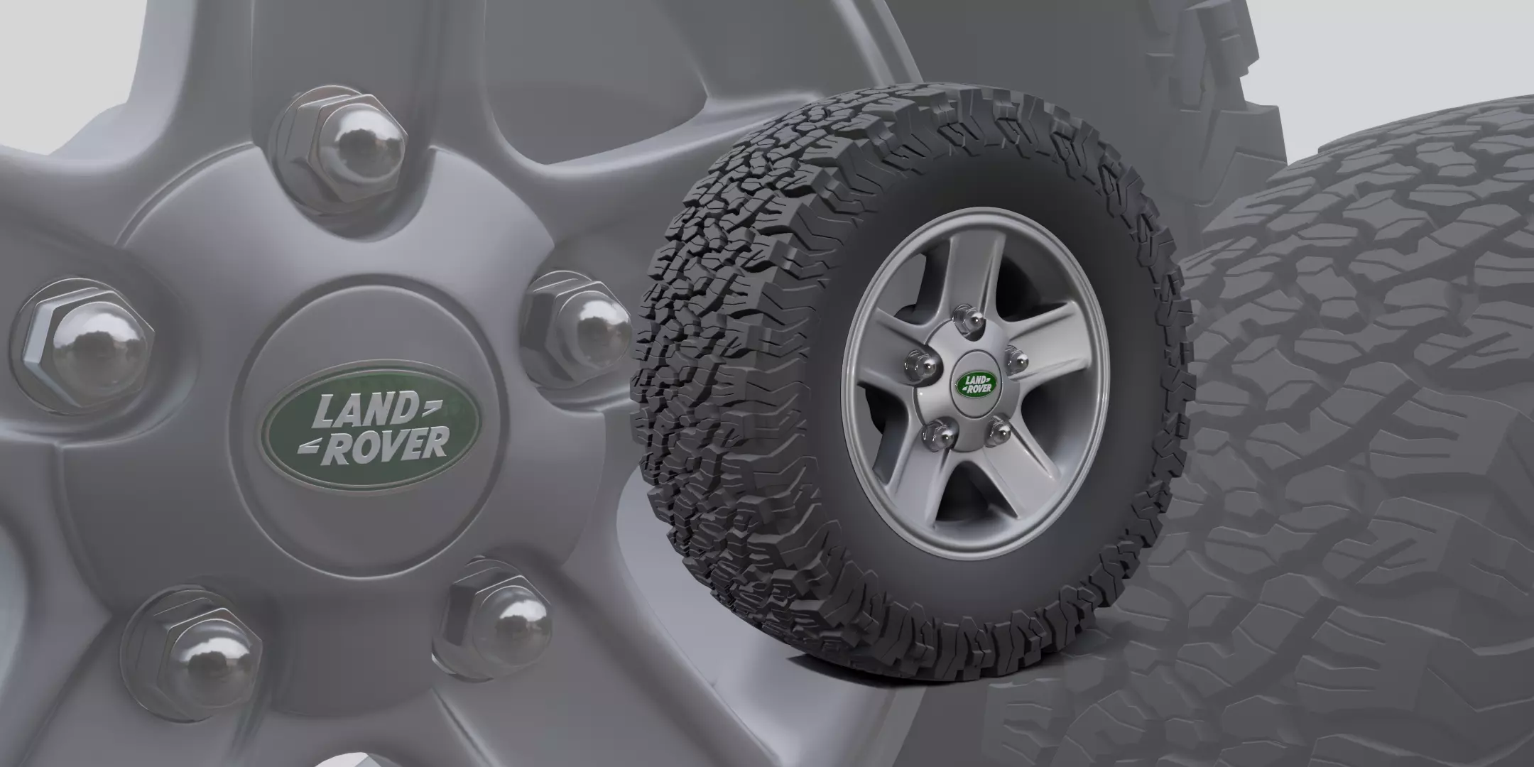 Defender Alloy Wheel 3D model_0
