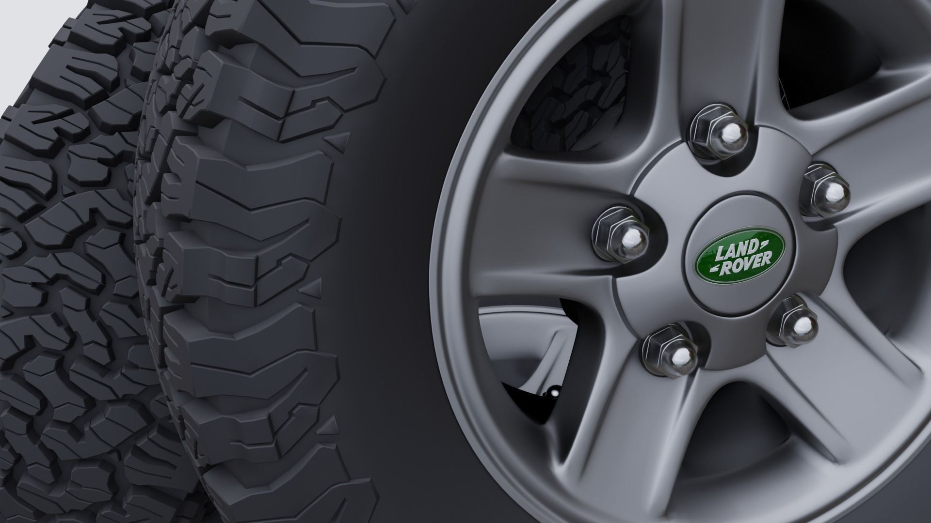 Defender Alloy Wheel 3D model_8