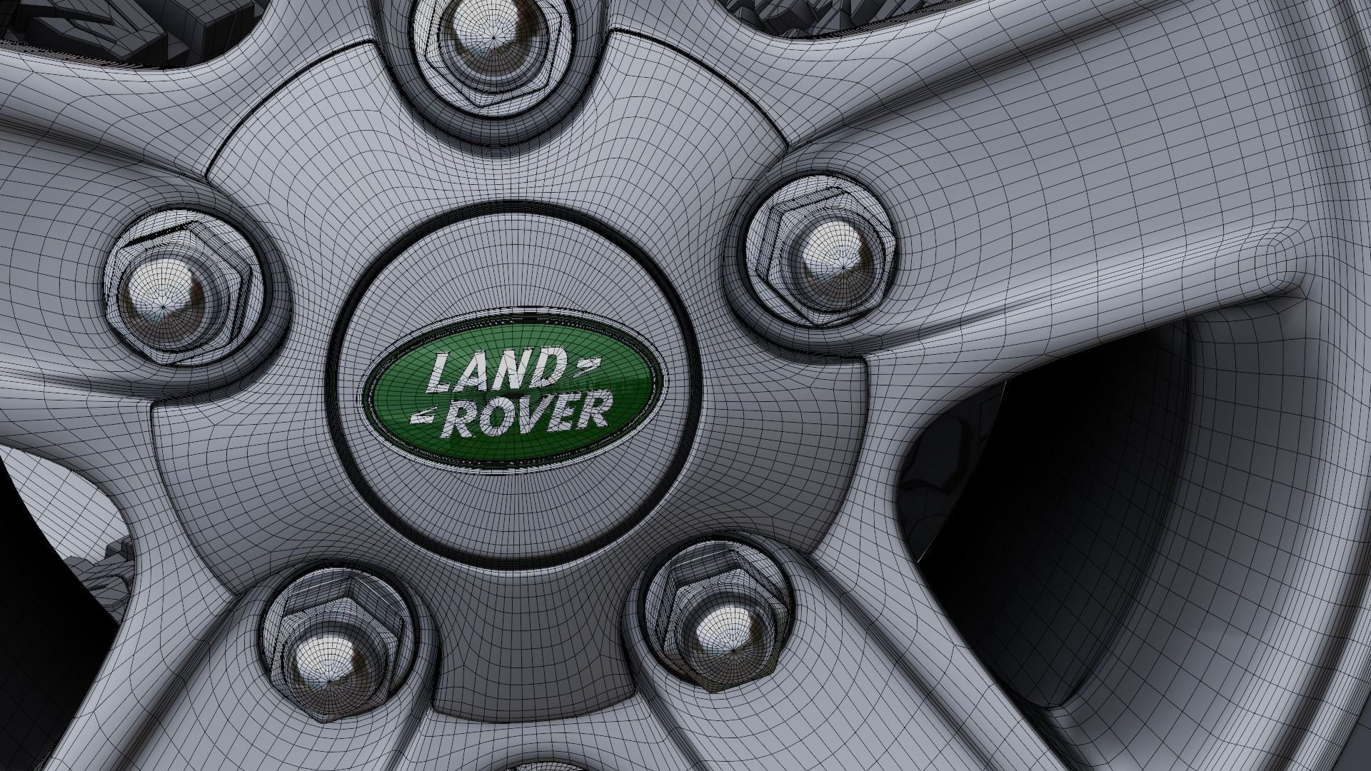 Defender Alloy Wheel 3D model_15