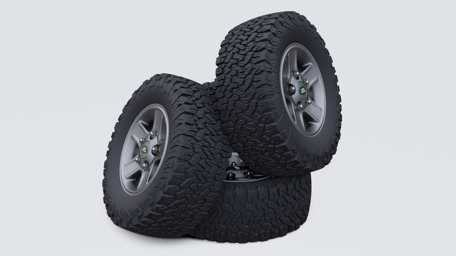Defender Alloy Wheel 3D model_6