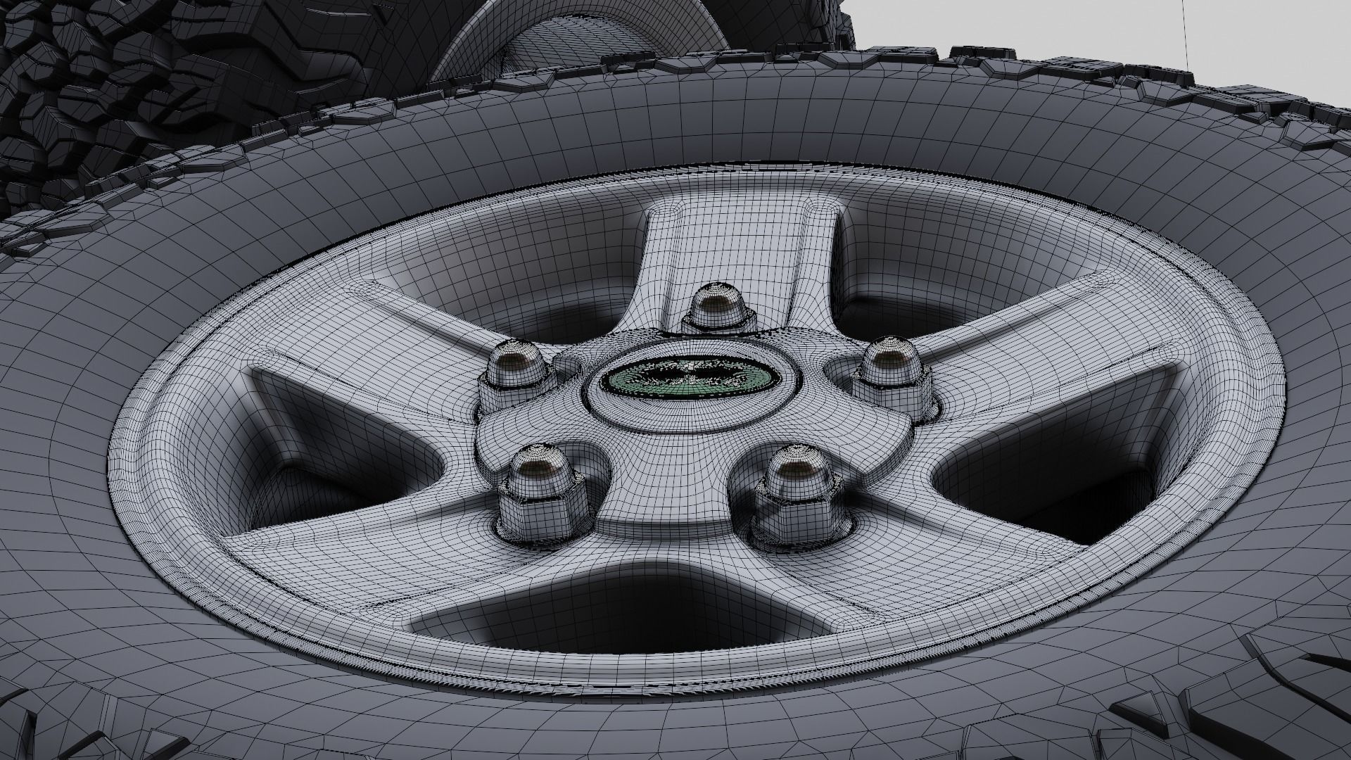 Defender Alloy Wheel 3D model_17