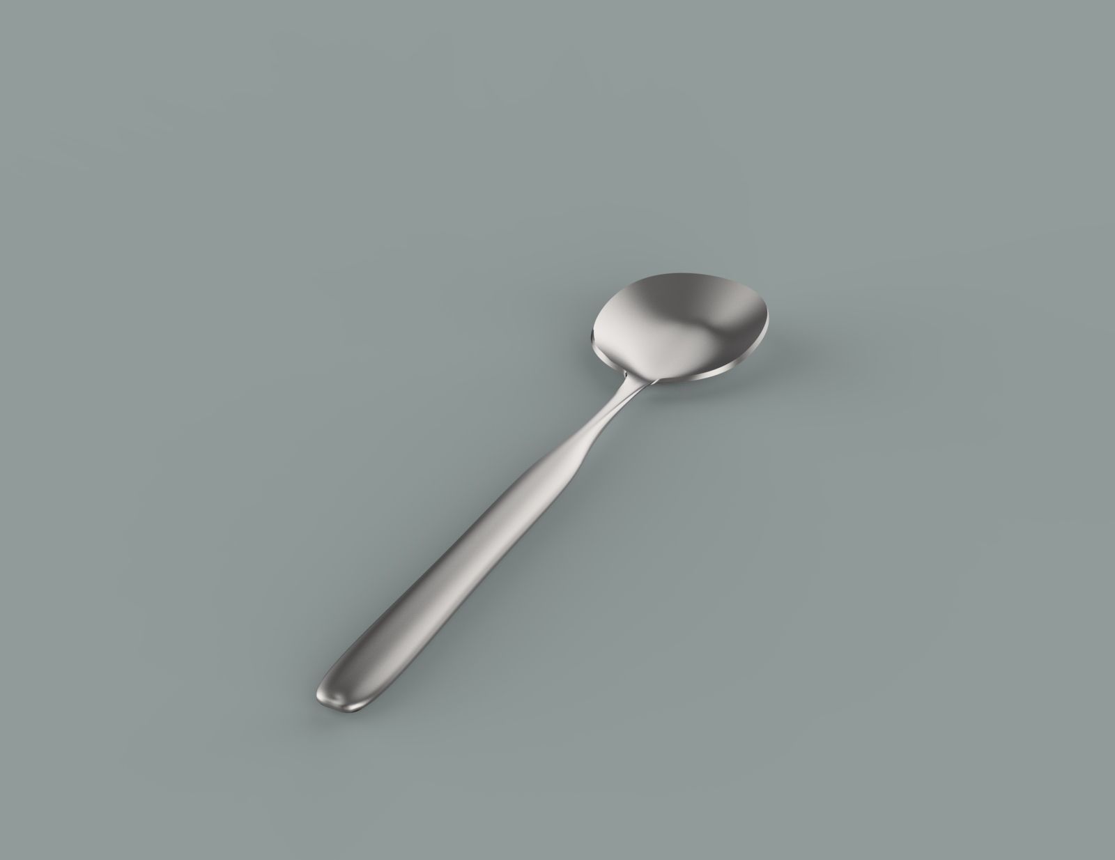 Spoon 3D model_2