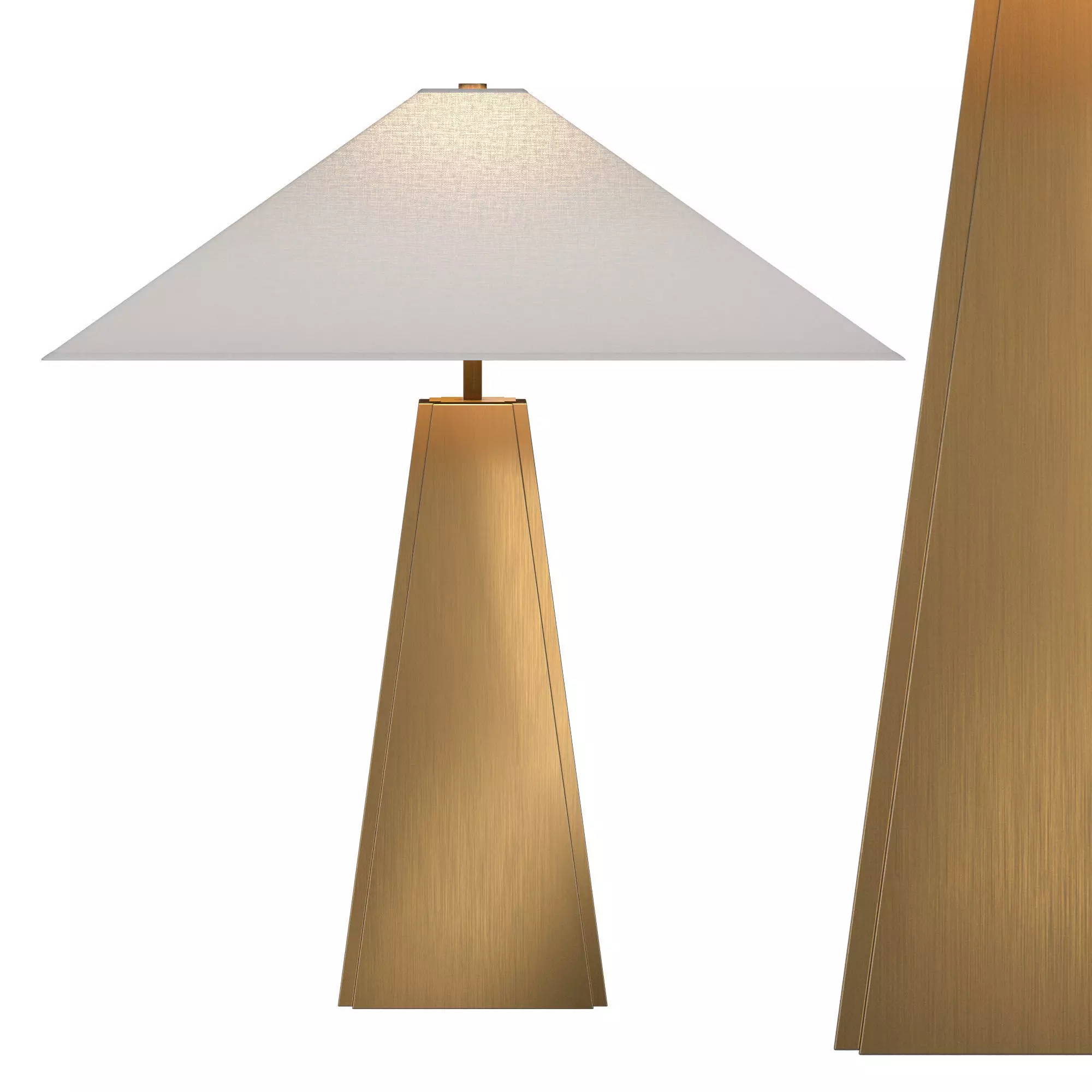OBELISK METAL TABLE LAMP 3D model_0
