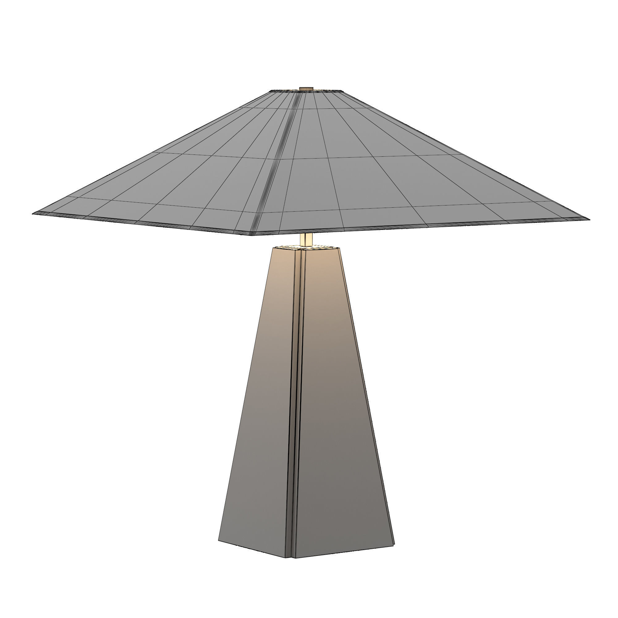OBELISK METAL TABLE LAMP 3D model_8