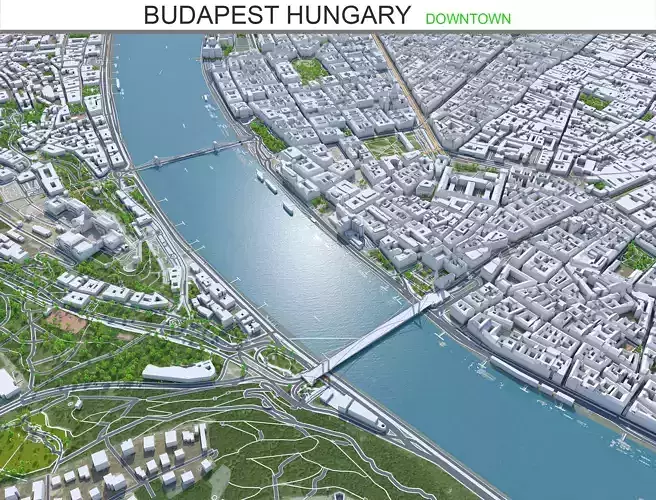 Budapest Downtown in Hungary