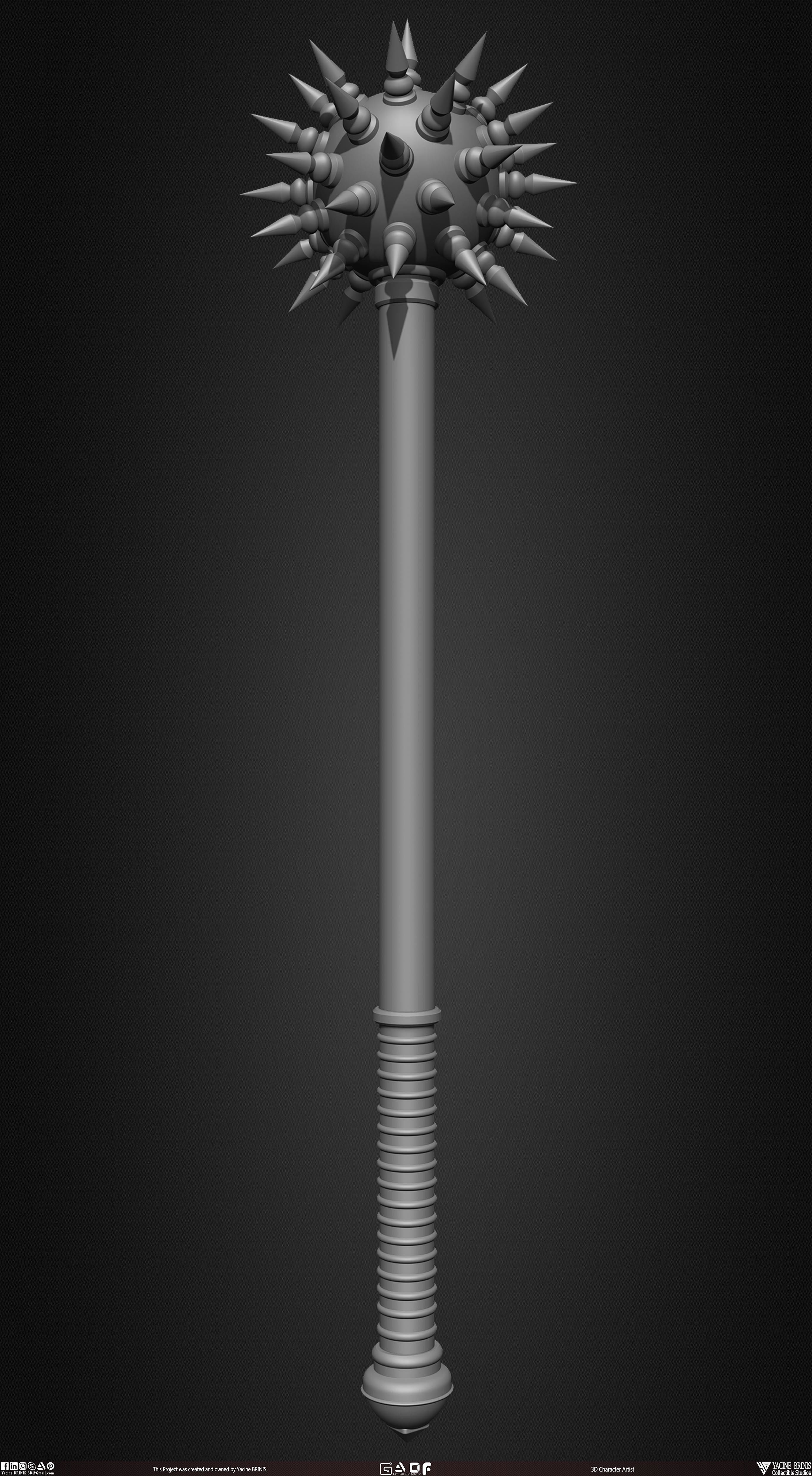 Medieval Weapons Pack 01 Low-poly 3D model_21