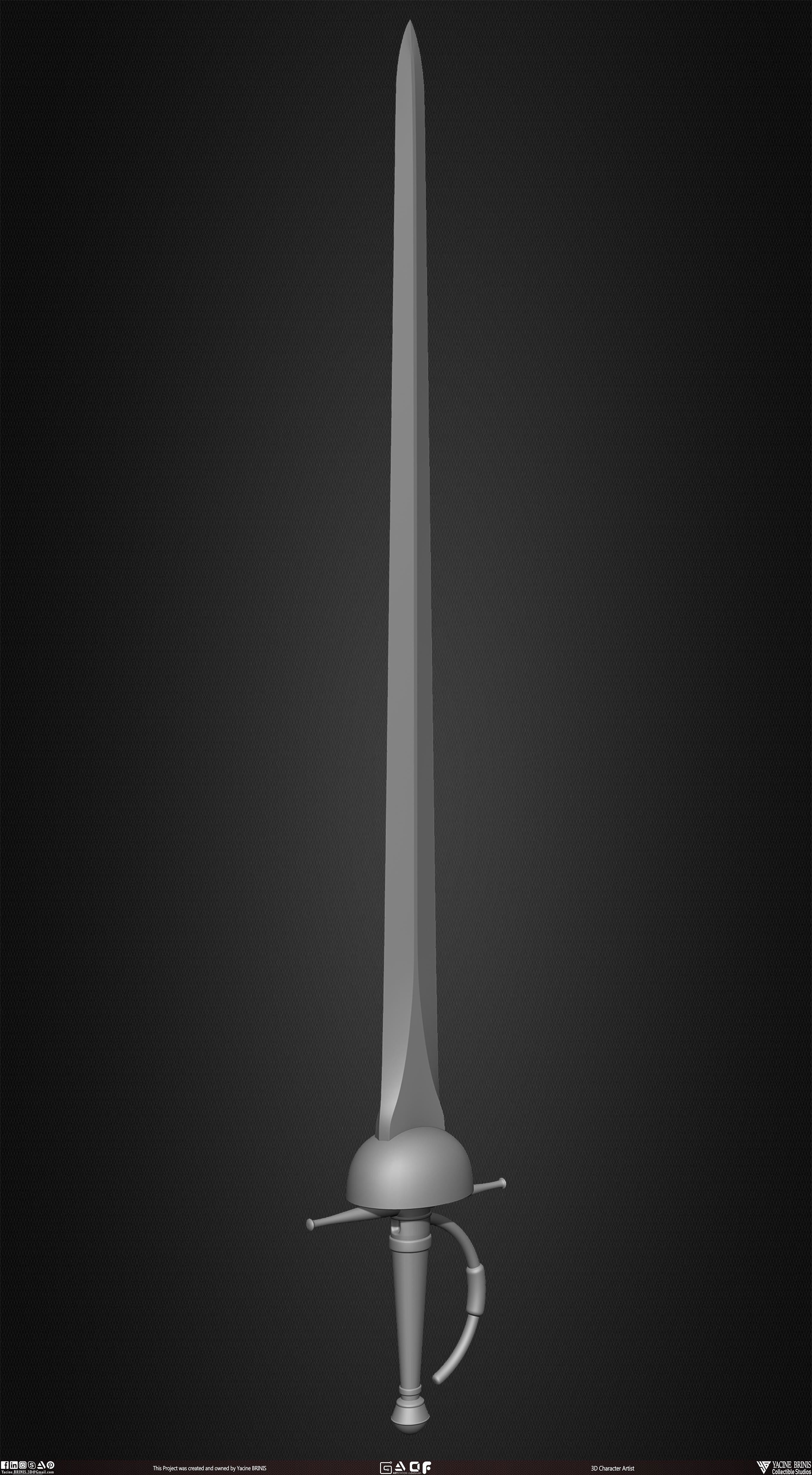 Medieval Weapons Pack 01 Low-poly 3D model_30