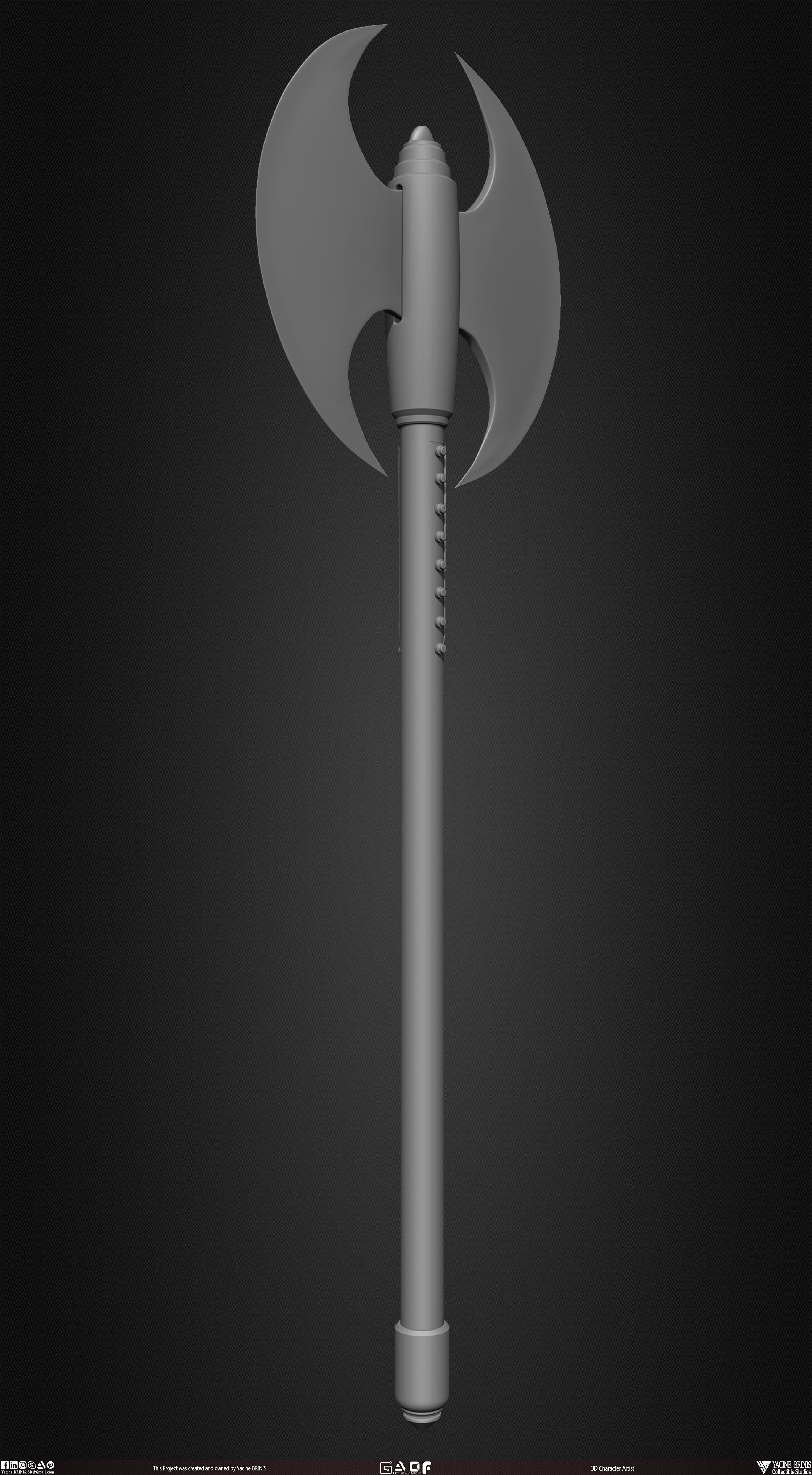 Medieval Weapons Pack 01 Low-poly 3D model_18