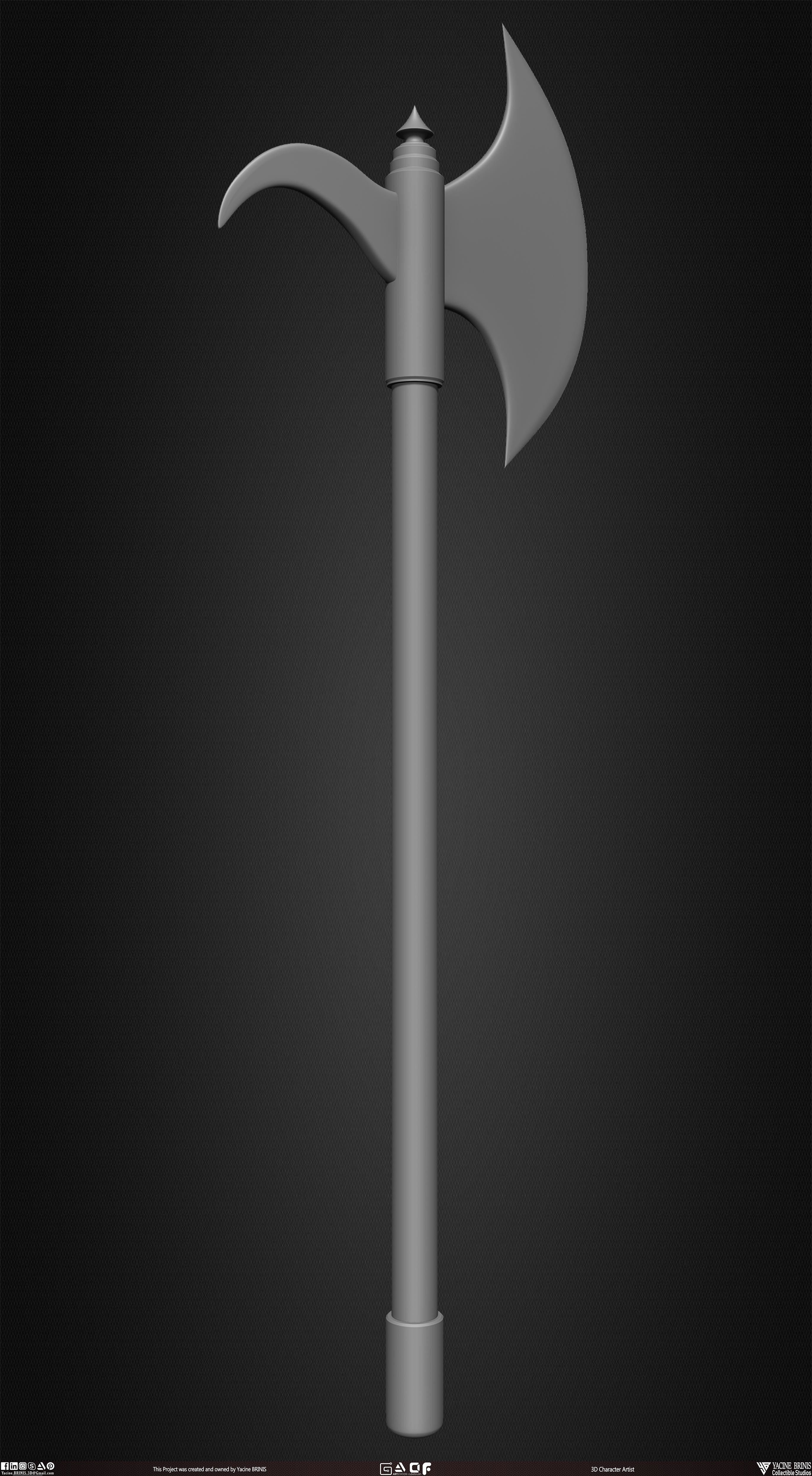 Medieval Weapons Pack 01 Low-poly 3D model_20