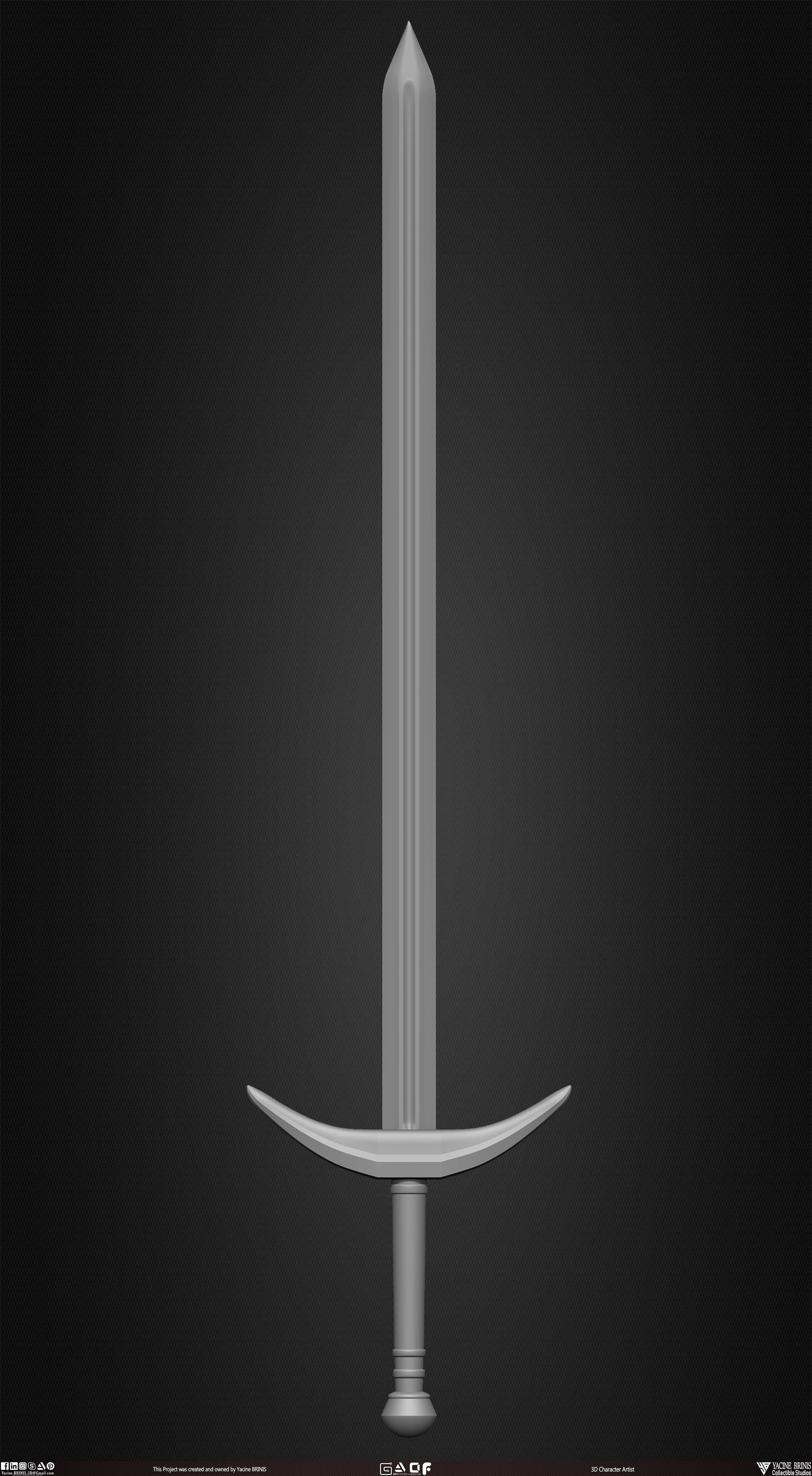 Medieval Weapons Pack 01 Low-poly 3D model_29