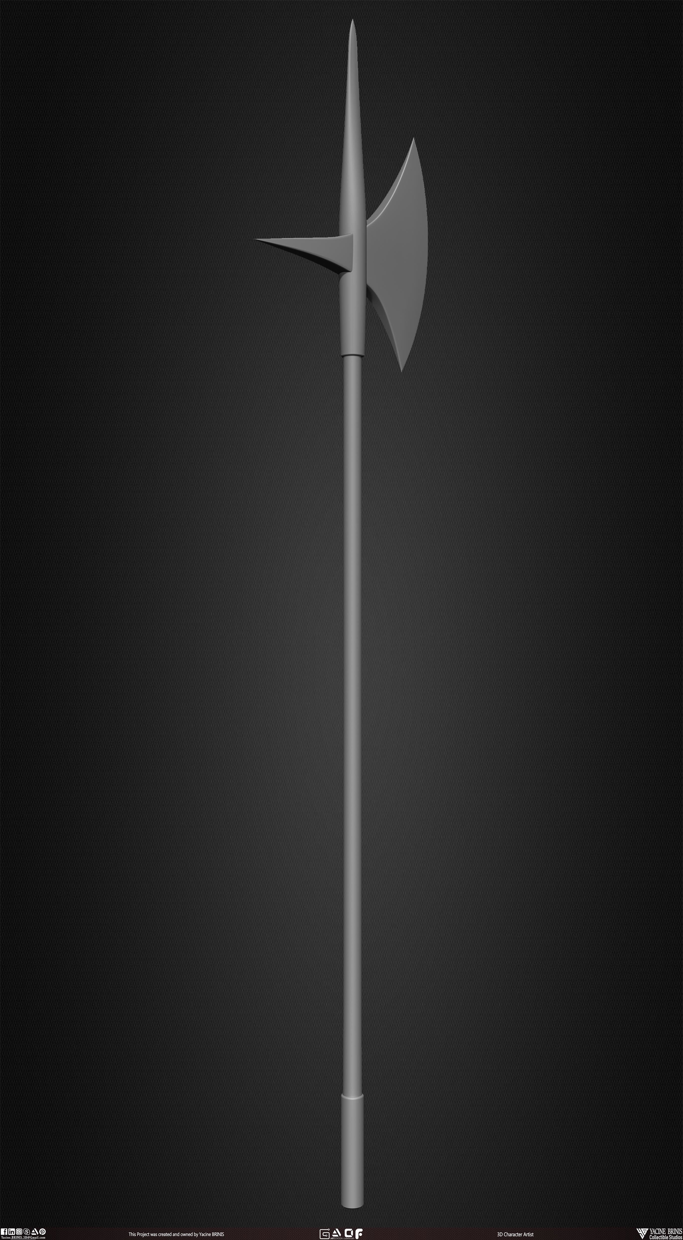 Medieval Weapons Pack 01 Low-poly 3D model_22