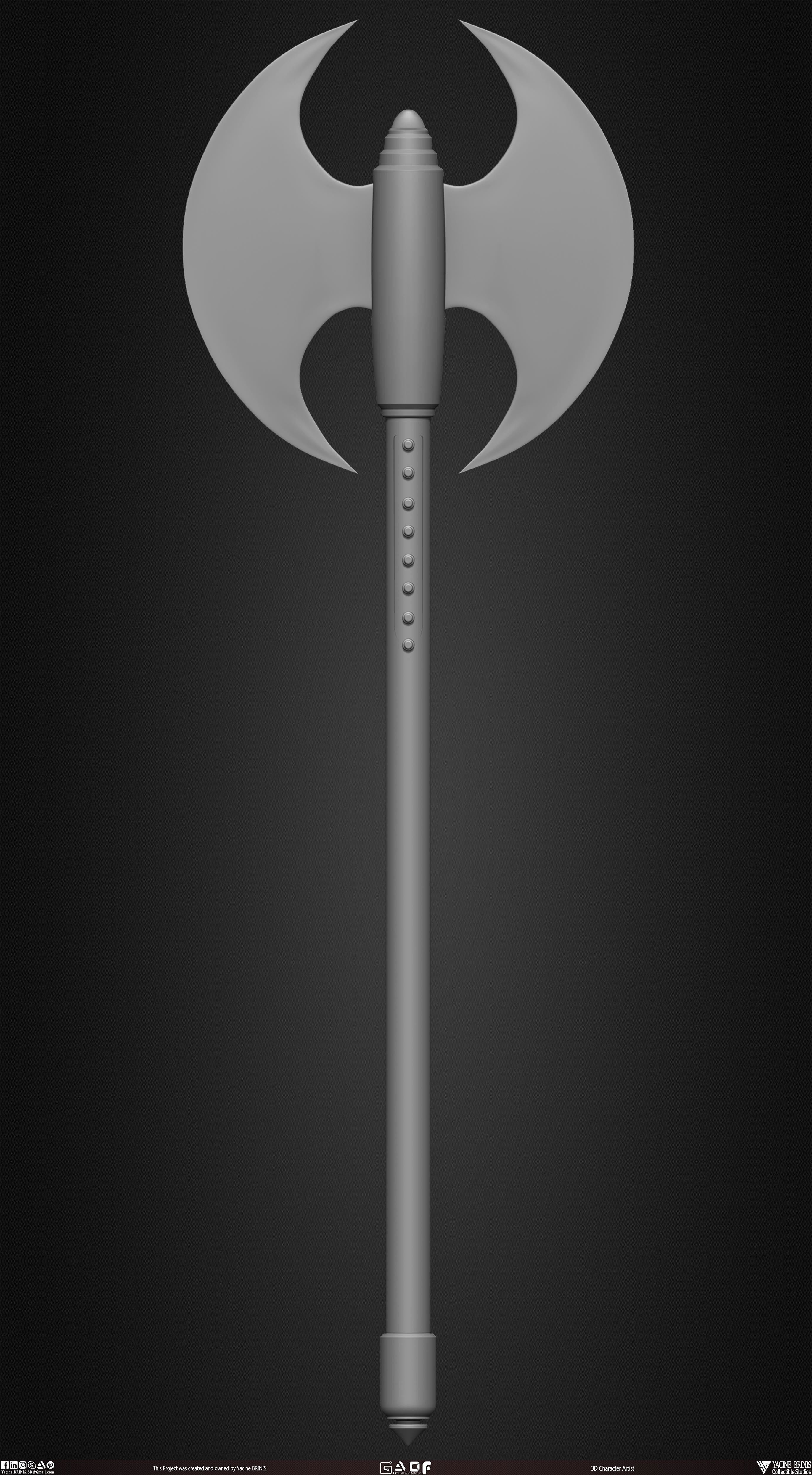 Medieval Weapons Pack 01 Low-poly 3D model_28