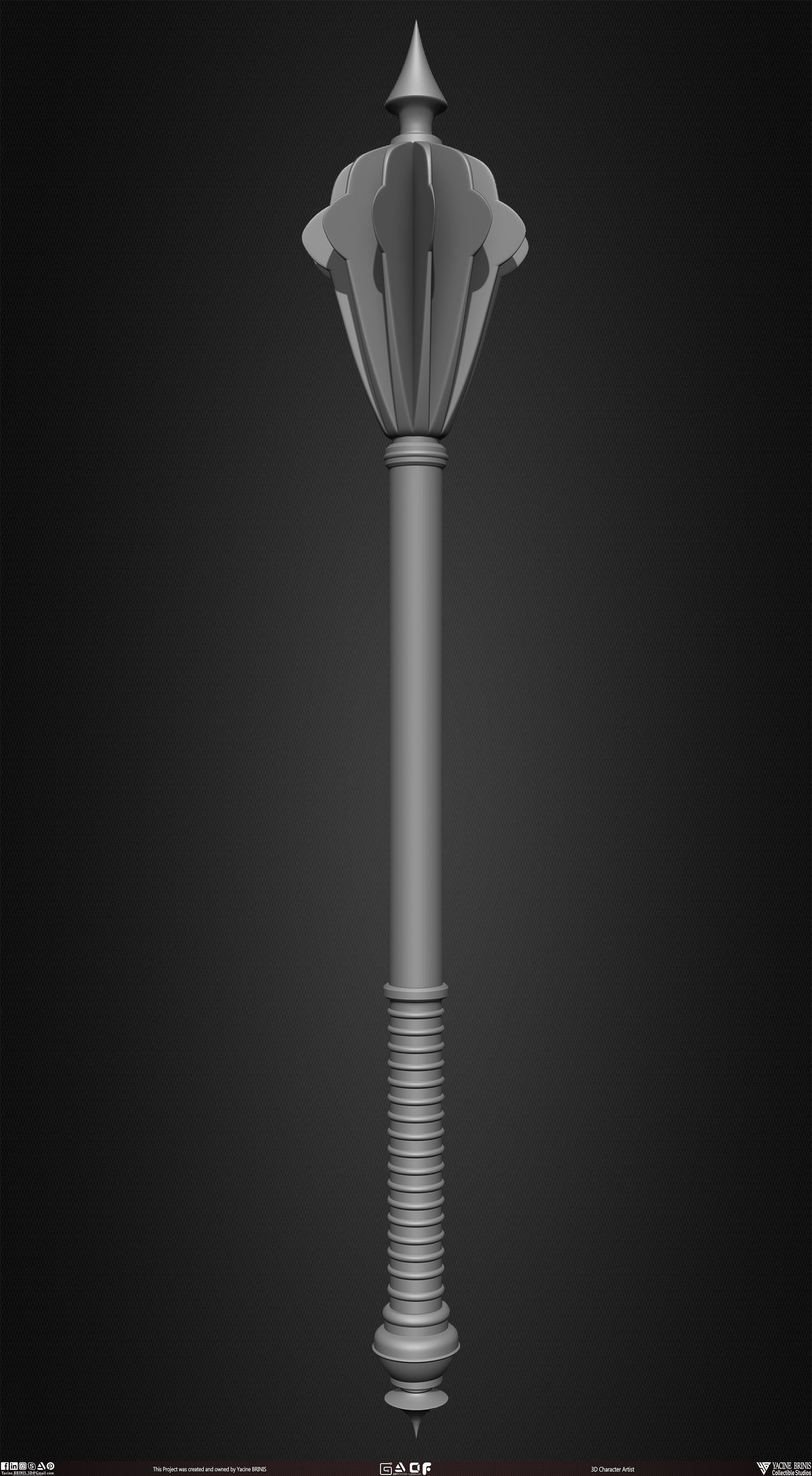 Medieval Weapons Pack 01 Low-poly 3D model_24