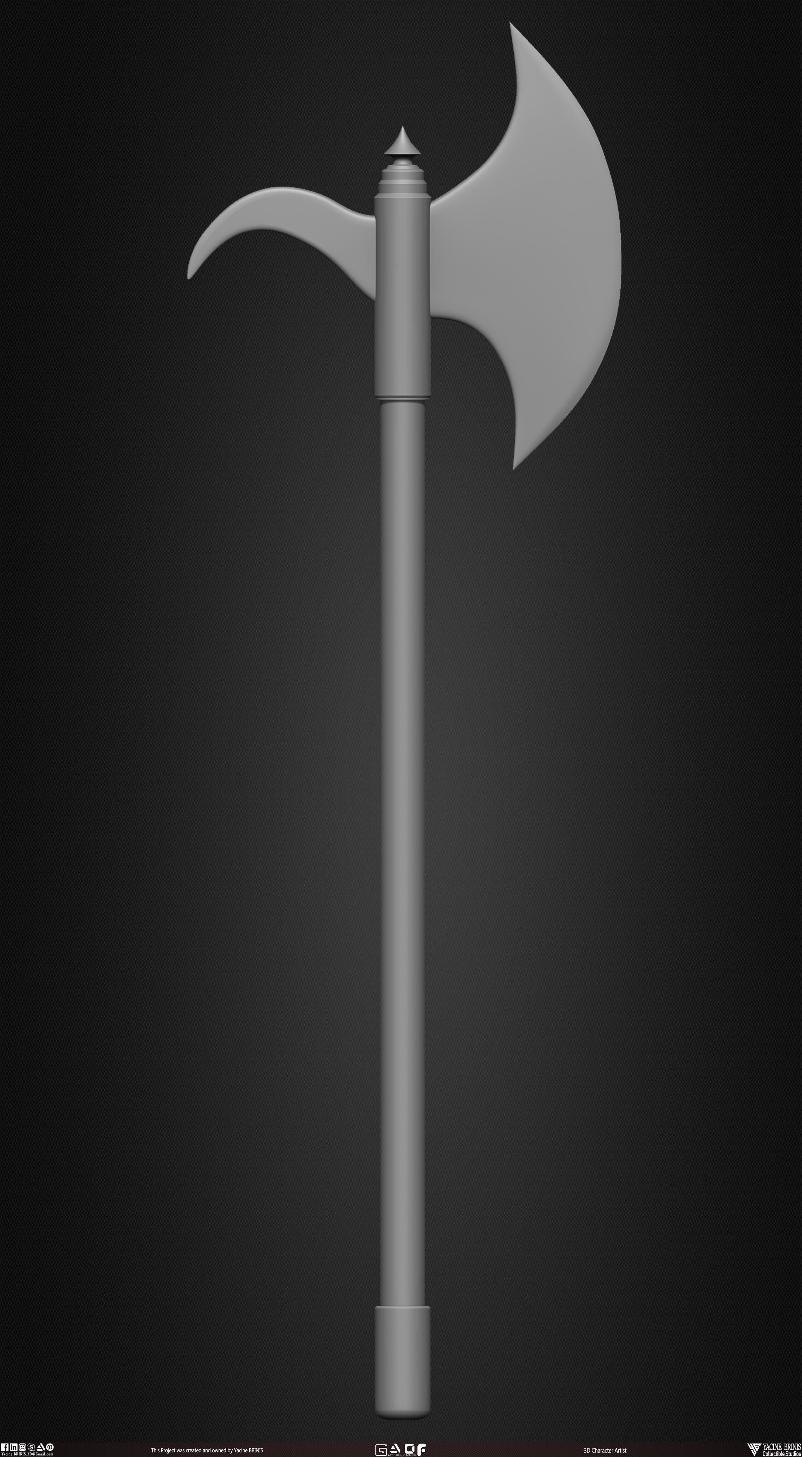 Medieval Weapons Pack 01 Low-poly 3D model_7