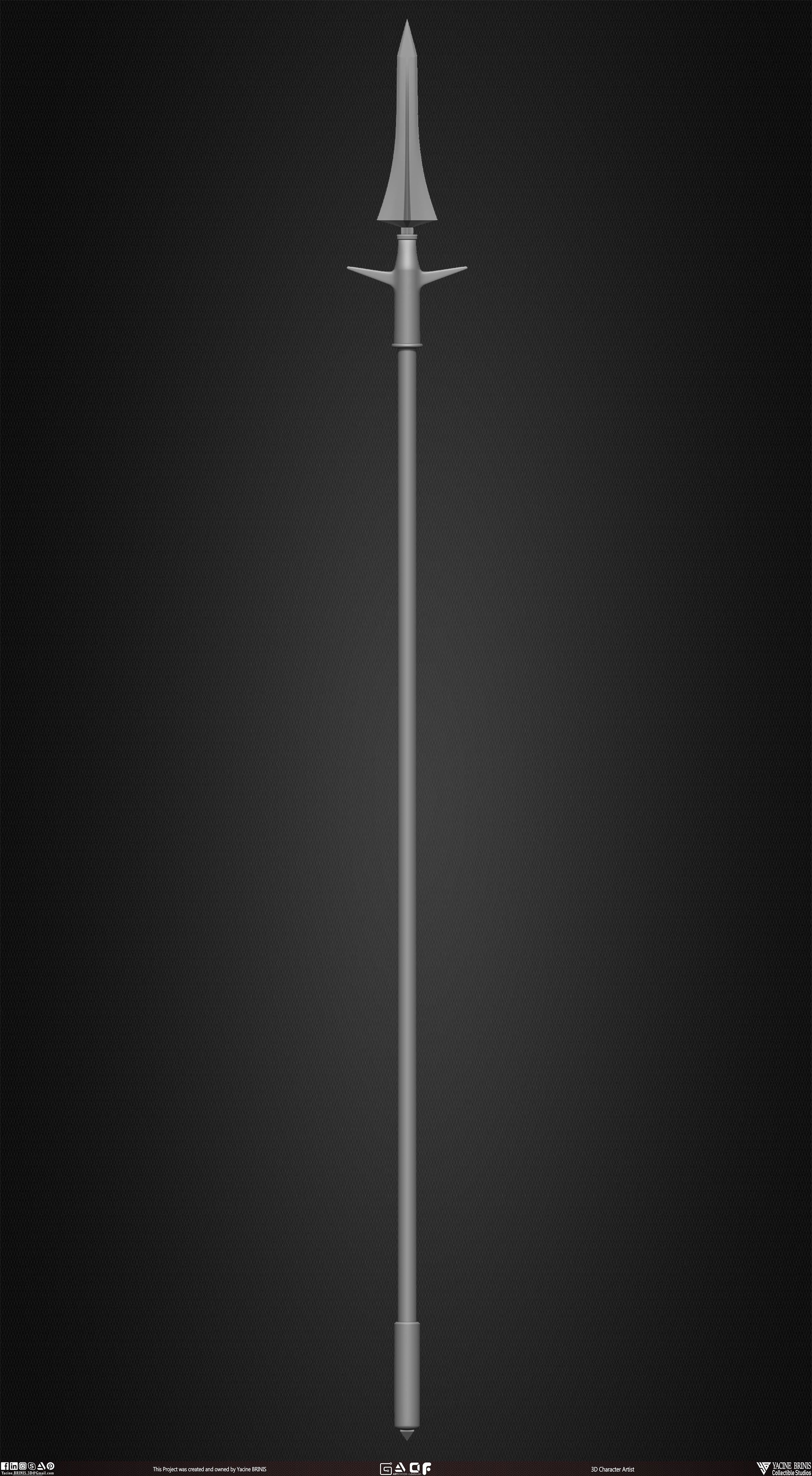 Medieval Weapons Pack 01 Low-poly 3D model_12