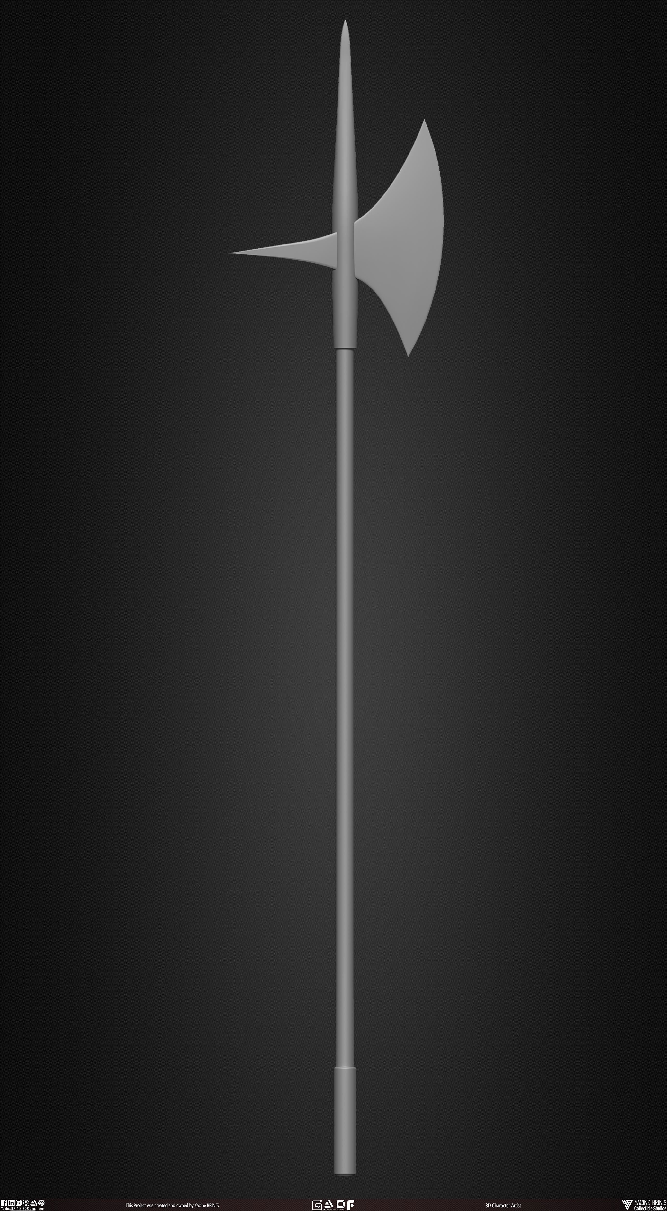 Medieval Weapons Pack 01 Low-poly 3D model_8