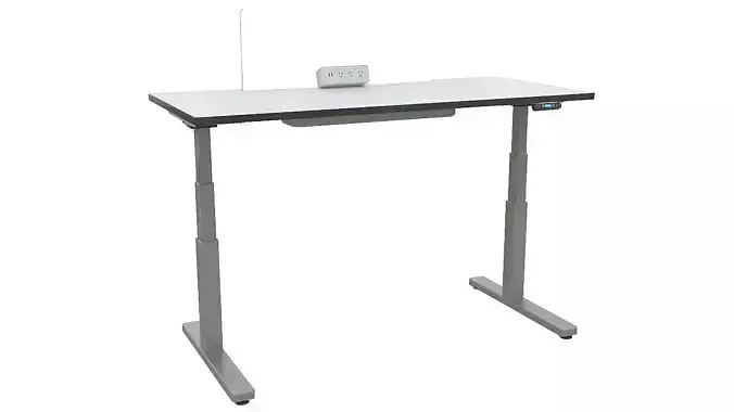 Adjustable height desk 3D model