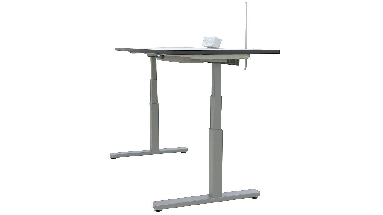 Adjustable height desk 3D model_3
